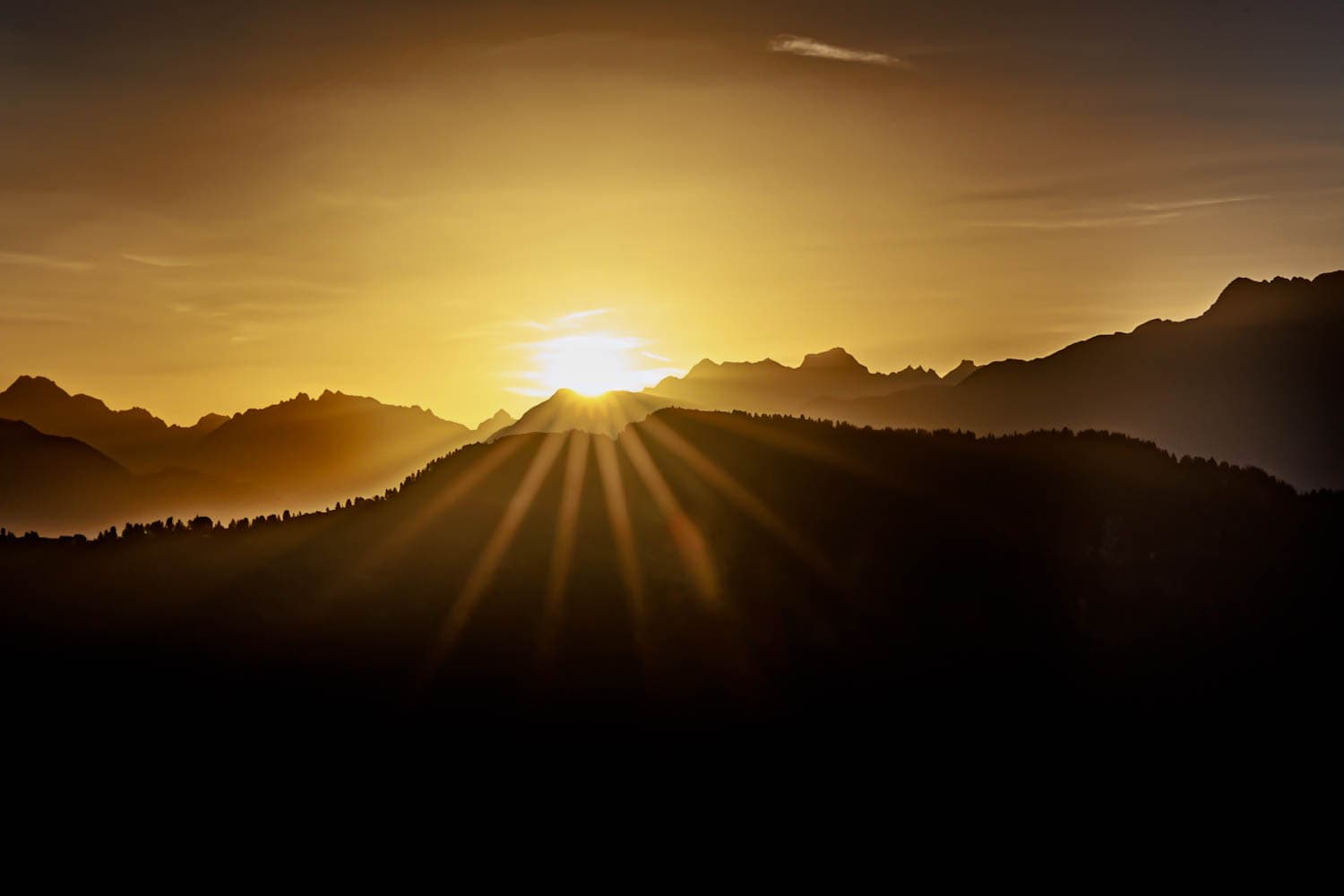 Sunrise on the Belalp – 2