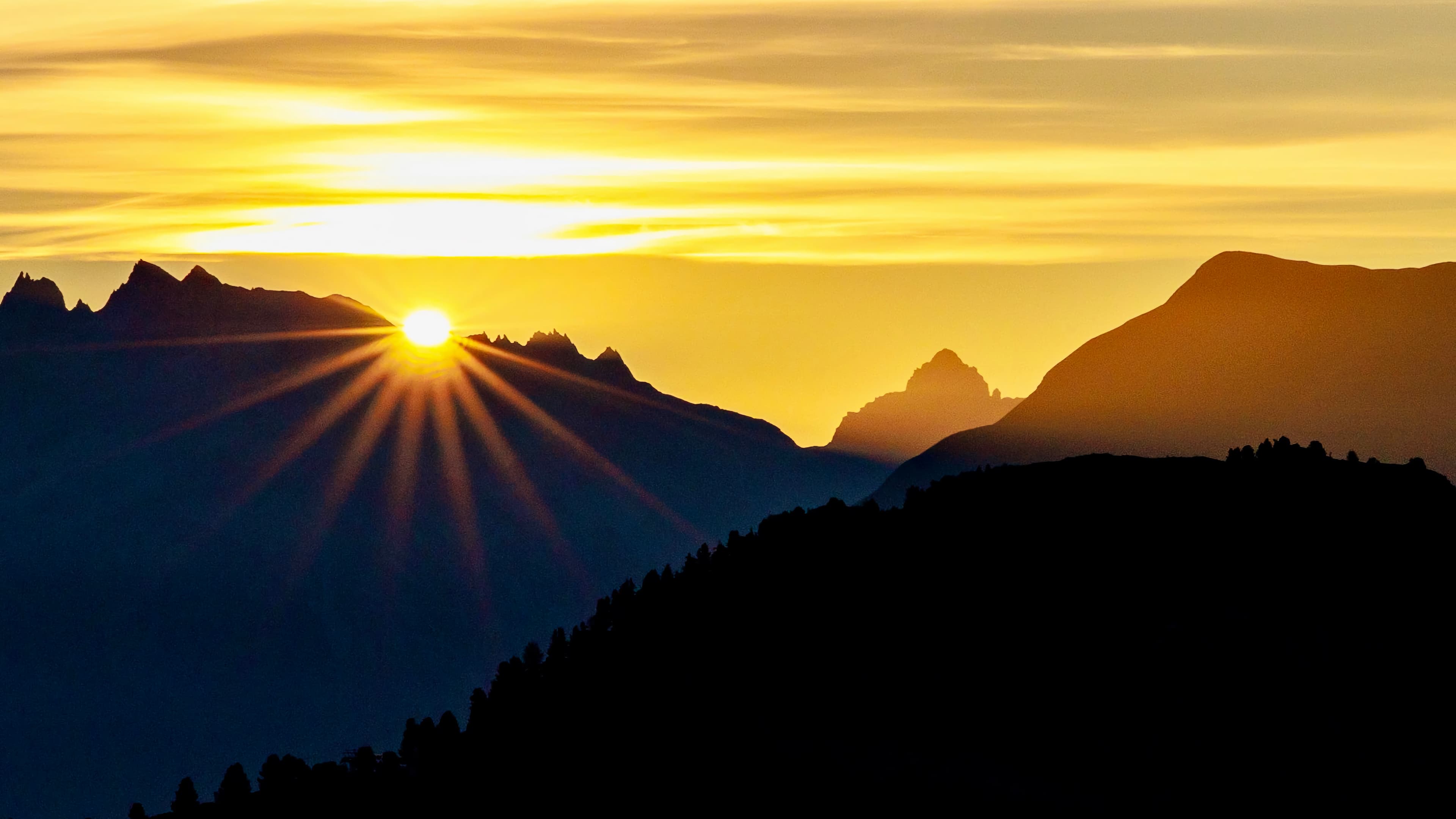 Sunrise on the Belalp